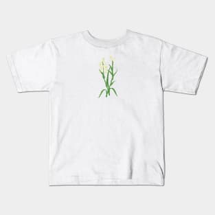 Tube Rose 1 Botanical Kids T-Shirt